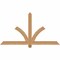 Ekena Millwork Redmond Smooth Timber Gable Bracket, Western Red Cedar, 60"W x 32"H x 1 1/2"D x 3 1/2"F, 13/12 Pitch GBW060X32X0204RED00SWR - alternate 1